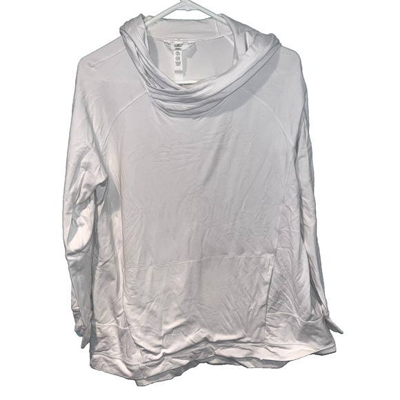 Lululemon Scuba Pullover Cotton Terry Size 8 White 01165 - Picture 11 of 15